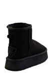 Siyah Süet  Kadın Bot & Bootie K02665703502