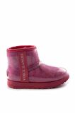 Bambi Pembe Kürklü  Kadın Bot & Bootie K02661000197