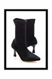Siyah Süet  Kadın Bot & Bootie K02671902302