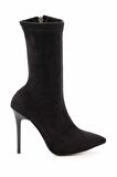 Siyah Süet  Kadın Bot & Bootie K02671902402