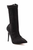 Siyah Süet  Kadın Bot & Bootie K02671902402
