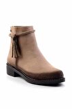 Bej Nubuk  Kadın Bot & Bootie K02671903301