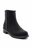 Siyah Nubuk  Kadın Bot & Bootie K02671903001