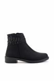 Siyah Nubuk  Kadın Bot & Bootie K02671903101