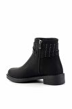 Siyah Nubuk  Kadın Bot & Bootie K02671903101