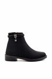 Siyah Nubuk  Kadın Bot & Bootie K02671903401