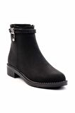 Siyah Nubuk  Kadın Bot & Bootie K02671903401