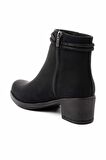 Siyah Nubuk  Kadın Bot & Bootie K02671903601
