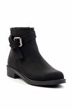 Siyah Nubuk  Kadın Bot & Bootie K02671904001