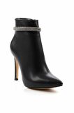 Siyah Platin  Kadın Bot & Bootie K02674030409