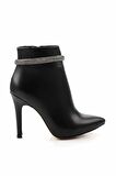 Siyah Platin  Kadın Bot & Bootie K02674030409