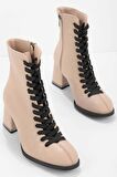 Bambi Nude  Kadın Bot & Bootie K02688920409