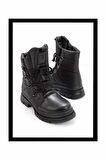 Siyah Paraşüt  Kadın Bot & Bootie K02688008367