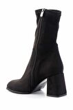 Siyah Süet  Kadın Bot & Bootie K02718131502