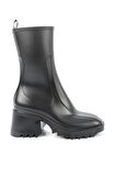 Bambi Siyah Pvc  Kadın Bot & Bootie K02748100123