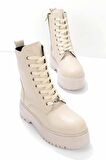 Bambi Bej  Kadın Bot & Bootie K02769018509