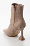Bambi Vizon Süet  Kadın Bot & Bootie K02783205902