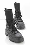 Bambi Mat Siyah  Kadın Bot & Bootie K02813500209