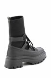 Bambi Mat Siyah  Kadın Bot & Bootie K02813500209