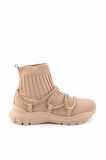 Bambi Nude Triko  Kadın Sneaker K02813500182