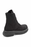 Bambi Siyah Süet  Kadın Bot & Bootie K02824201402
