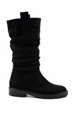 Siyah Süet  Kadın Bot & Bootie K02828061002