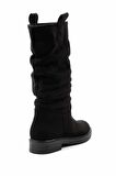 Siyah Süet  Kadın Bot & Bootie K02828061002