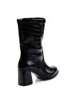 Siyah Kroko  Kadın Bot & Bootie K02824707011