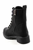 Bambi Siyah Nubuk  Kadın Bot & Bootie K02839024201