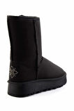 Siyah Süet   Kadın Bot & Bootie K02855115202