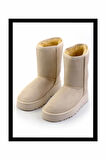 Bej Süet  Kadın Bot & Bootie K02855115202