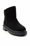 Siyah Süet  Kadın Bot & Bootie K02891020002