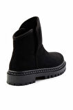 Siyah Süet  Kadın Bot & Bootie K02891020002