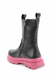 Bambi Mat Siyah Fusya  Kadın Bot & Bootie K02891100409