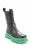 Bambi Mat Siyah Yesil  Kadın Bot & Bootie K02891100409