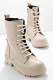 Bambi Bej  Kadın Bot & Bootie K02928040209