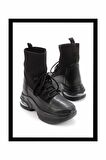 Siyah Triko  Kadın Sneaker K02932402382