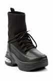 Siyah Triko  Kadın Sneaker K02932402382