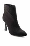 Bambi Siyah Süet  Kadın Bot & Bootie K02948010002