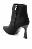 Bambi Siyah Süet  Kadın Bot & Bootie K02948010002