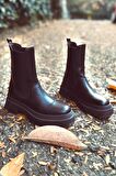 Bambi Siyah  Kadın Bot & Bootie K02996030609