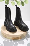 Bambi Siyah  Kadın Bot & Bootie K02996030609