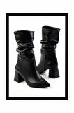 Siyah  Kadın Bot & Bootie K02992152009