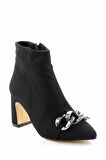 Bambi Siyah Süet  Kadın Bot & Bootie K02990101602