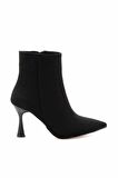 Siyah Süet  Kadın Bot & Bootie K02992052902