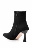 Siyah Süet  Kadın Bot & Bootie K02992052902