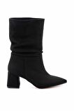 Siyah Süet  Kadın Bot & Bootie K02992053002