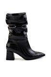 Siyah Kroko  Kadın Bot & Bootie K02992152011