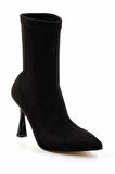 Siyah Streç  Kadın Bot & Bootie K02992113017