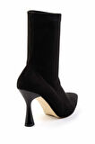 Siyah Streç  Kadın Bot & Bootie K02992113017